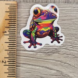 10/$10 Stickers Psychedelic Frogs Frog Sticker